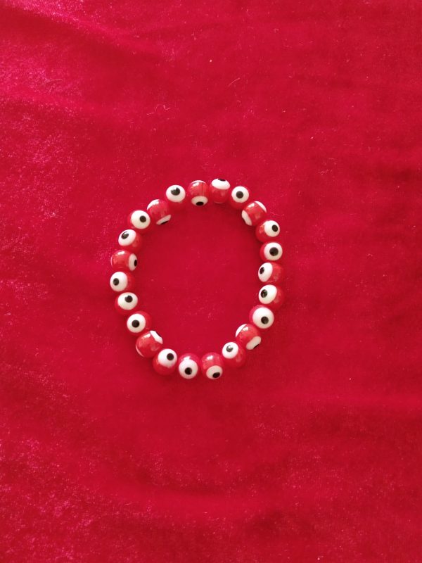 Energized Red Evil Eye Bracelet