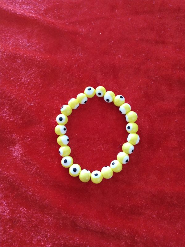 Energized Yellow Evil Eye Bracelet